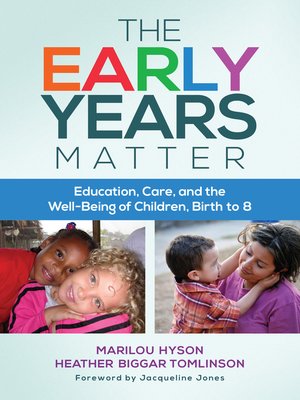 cover image of The Early Years Matter